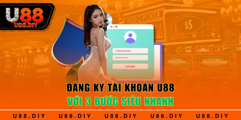 Đăng ký tài khoản U88 với 3 bước siêu nhanh Đăng ký tài khoản U88 với 3 bước siêu nhanh