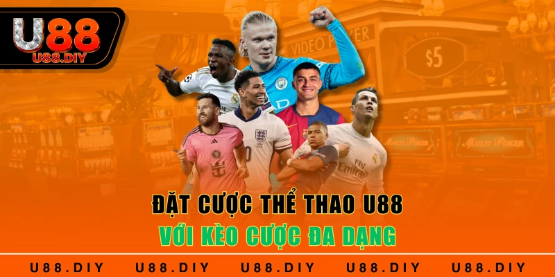 Đặt cược thể thao U88 với kèo cược đa dạng Đặt cược thể thao U88 với kèo cược đa dạng