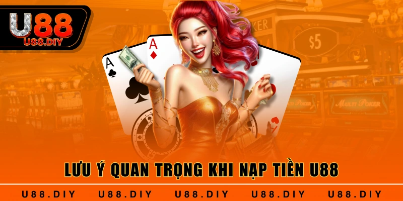 Lưu ý quan trọng khi nạp tiền U88 Lưu ý quan trọng khi nạp tiền U88
